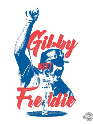 Los Angeles Dodgers Gibby Meet Freddie Championship T Shirt Hoodie Sweatshirt La Dodgers Vintage Gibby Meet Freddie Shirt revetee 5