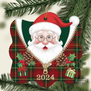 christmas 2024 santa claus ornament xmas tree hanging decor holiday gifts