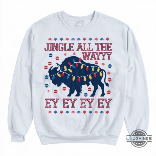 buffalo bills christmas shirt jingle all the wayyyy ey ey ey tee