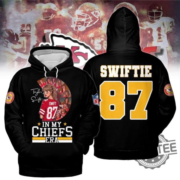 Taylor Swift In My Chiefs Era Swiftie 87 Signature 3D All Over Printed Shirt Hoodie Sweatshirt Unique revetee 1