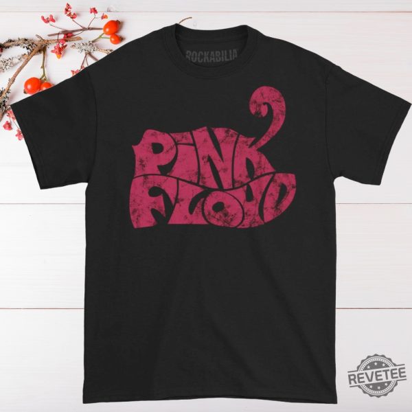 Pink Floyd Swirl Logo T Shirt Hoodie Sweatshirt Unique Gift For Pink Floyd Fan Unique revetee 2