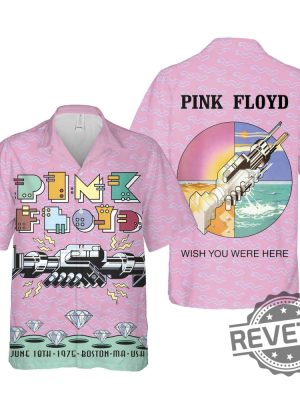 Pink Floyd Merch Wish You Were Here Rock Music Cuban Shirt Pink Floyd Wish You Were Here Hawaiian Shirt Button Up Shirt Gift For Fan Unique revetee 2