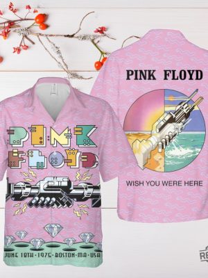 Pink Floyd Merch Wish You Were Here Rock Music Cuban Shirt Pink Floyd Wish You Were Here Hawaiian Shirt Button Up Shirt Gift For Fan Unique revetee 3