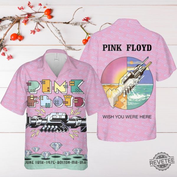 Pink Floyd Merch Wish You Were Here Rock Music Cuban Shirt Pink Floyd Wish You Were Here Hawaiian Shirt Button Up Shirt Gift For Fan Unique revetee 3