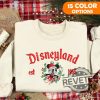 Magical World Christmas Disneyland Mickey Mouse Embroidered Sweatshirt Hoodie T Shirt Personalized Custom Name Christmas Gift Unique revetee 1