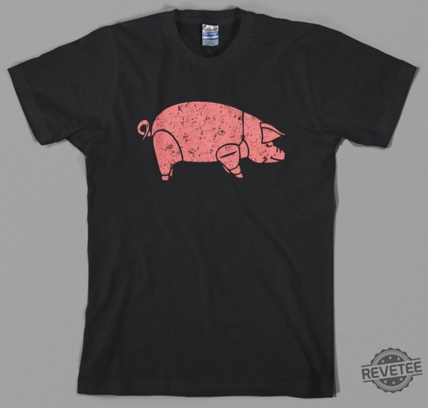 David Gilmour Pig Shirt Pink Floyd Pig Animals T Shirt Hoodie Sweatshirt Pigs Three Different Ones Gift revetee 3