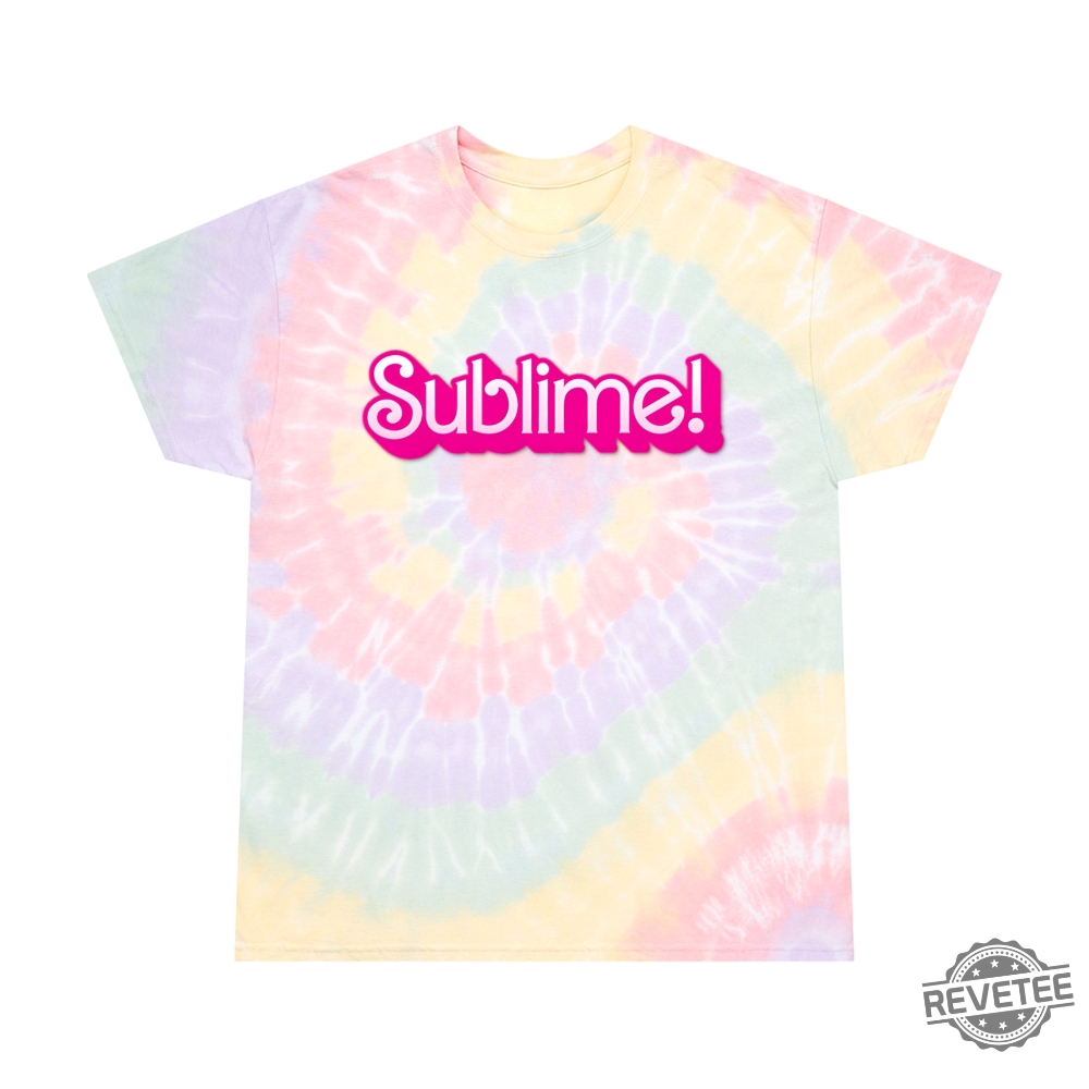 Sublime Sublime Ken Barbie Movie Tye Die Shirt Kenough Shirt Sublime Barbie Tee Tshirt 3D All Over Printed Shirt