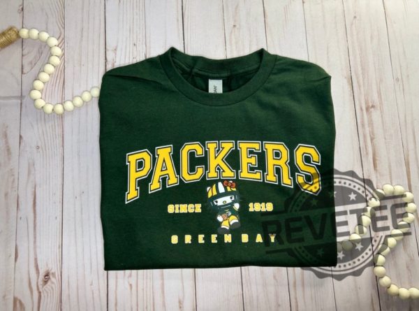 Hello Kitty Green Bay Packers Since 1919 Sweatshirt Hoodie T Shirt Gift For Green Bay Packers Fan Gift For Her Unique revetee 1