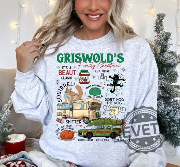 Griswold Family Christmas Shirt Hoodie Sweatshirt Griswold Co Sweater Christmas Tree Farm Shirt National Lampoons Christmas Vacation Unique revetee 1