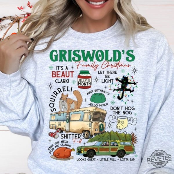 Griswold Family Christmas Shirt Hoodie Sweatshirt Griswold Co Sweater Christmas Tree Farm Shirt National Lampoons Christmas Vacation Unique revetee 4