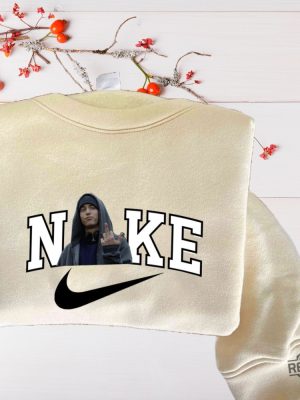 Nike Eminem Embroidered Sweatshirt T Shirt Hoodie Exclusive Hip Hop Merch Gift For Fan Gift For Her Him New revetee 2