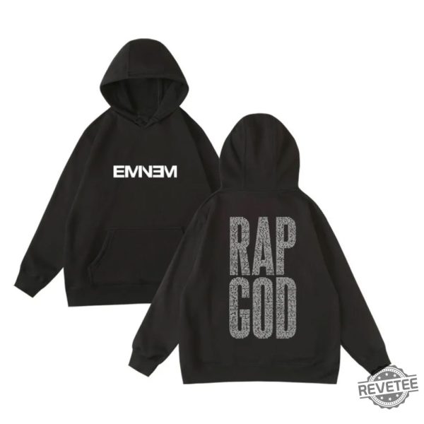 Eminem Rap God Hoodie Eminem Slim Shady Shirt Sweatshirt Unique Gift For Eminem Fan revetee 1