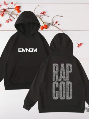 Eminem Rap God Hoodie Eminem Slim Shady Shirt Sweatshirt Unique Gift For Eminem Fan revetee 2