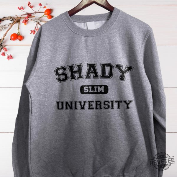 The Eminem Show Shady Slim University T Shirt Hoodie Sweatshirt Slim Shady Eminem Sweatshirt Marshall Mathers T Shirt Gift For Fan Unique revetee 2