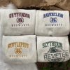 Harry Potter Hogwarts Houses Gryffindor Slytherin Ravenclaw Hufflepuff Embroidered Sweatshirt Hoodie T Shirt Gift For Harry Potter Fan Unique revetee 1