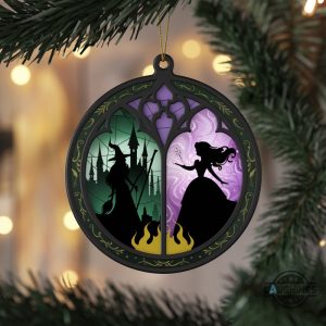 elphaba and glinda besties acrylic ornament wicked christmas ornament wicked change for good wizard of oz lover gift laughinks 1