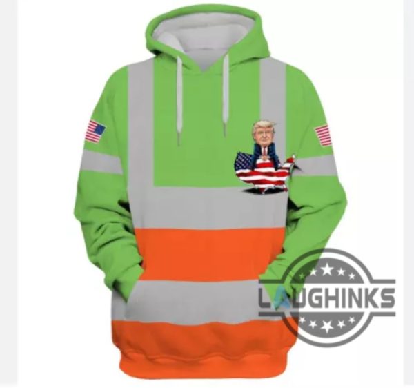 time to take out the garbage trump 2024 political 3d all over print hoodie t shirt sweatshirt funny trash collector uniform laughinks 2