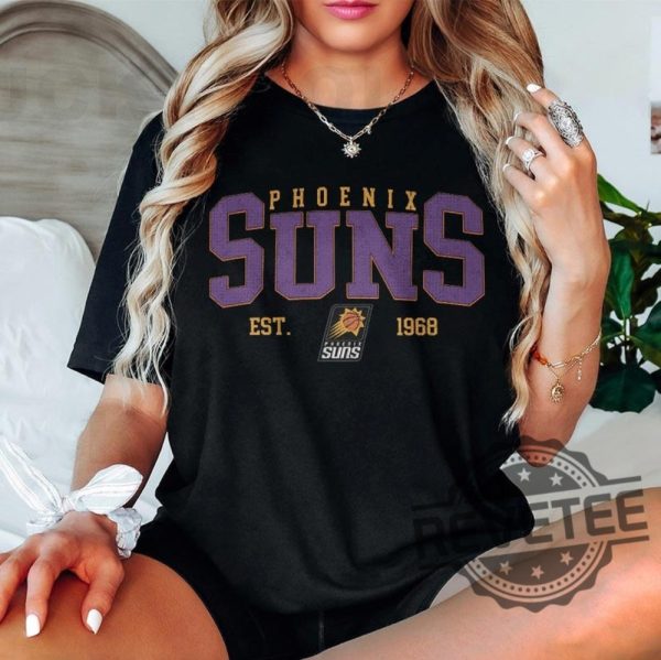 Vintage Phoenix Suns Sweatshirt Hoodie Shirt Crewneck Phoenix Suns Sweatshirt Gift For Phoenix Suns Fan Unique revetee 2