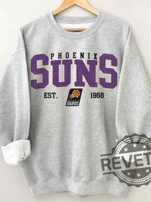 Vintage Phoenix Suns Sweatshirt Hoodie Shirt Crewneck Phoenix Suns Sweatshirt Gift For Phoenix Suns Fan Unique revetee 5