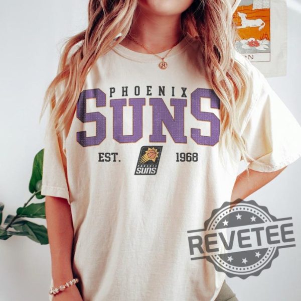 Vintage Phoenix Suns Sweatshirt Hoodie Shirt Crewneck Phoenix Suns Sweatshirt Gift For Phoenix Suns Fan Unique revetee 6