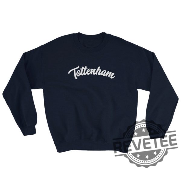 Premier League Tottenham Retro Script Sweatshirt Hoodie T Shirt Vintage Tottenham Hotspur Football Club Shirt Unique Gift For Fan revetee 2