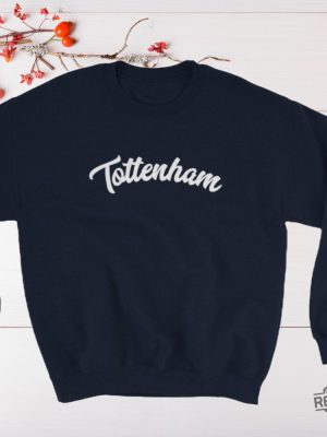 Premier League Tottenham Retro Script Sweatshirt Hoodie T Shirt Vintage Tottenham Hotspur Football Club Shirt Unique Gift For Fan revetee 3