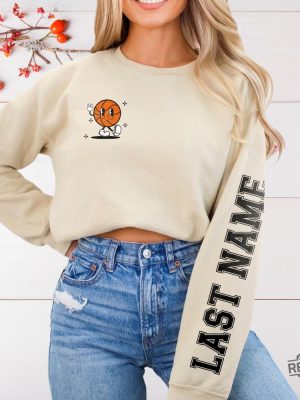 In My Basketball Mom Era Custom Name Sweatshirt T Shirt Hoodie Basketball Mom Era Crewneck Gift For Mom Mothers Day Unique revetee 6