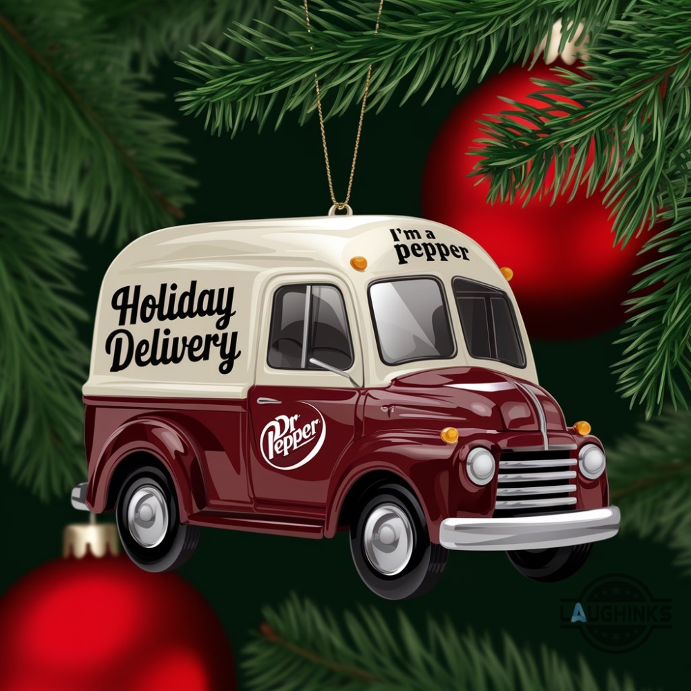 Dr Pepper Christmas Ornament Im A Pepper Delivery Truck Holiday Christmas Tree Wooden Decoration Gift