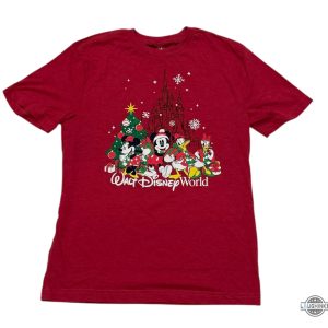 disney christmas shirts walt disney world mickey mouse and friends castle shirt