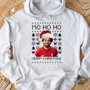 mo ho ho merry liverpool christmas ugly sweatshirt t shirt hoodie mohamed salah gift for fans laughinks 5