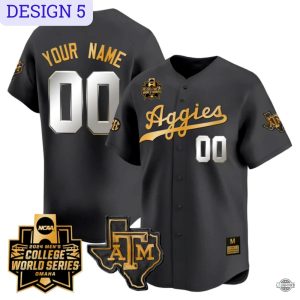 texas am aggies baseball jersey shirt 2024 college world series vapor premier limited custom all over printed jersey laughinks 5