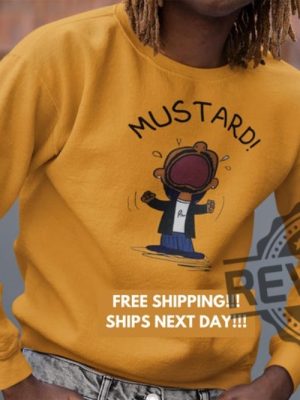 Kendrick Lamar Mustard Gnx Album Crewneck Sweatshirt Hoodie T Shirt Kendrick Lamar Mustard Merch Gift For Fan Unique revetee 4