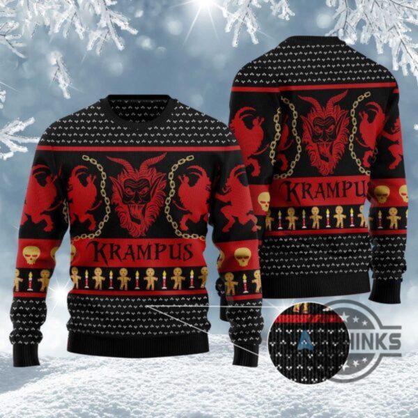 krampus ugly christmas sweater 2024