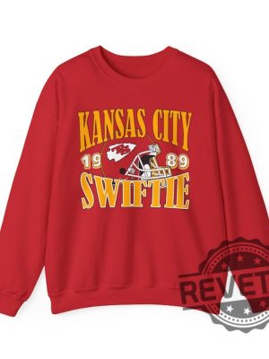 Kansas City Swiftie Retro Crewneck Sweatshirt Travis Kelce Taylor Swift Sweatshirt Gift For Fan Unique revetee 6