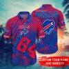 Buffalo Bills Nflpersonalized Custom Name Number Hawaiian Shirt Button Up Shirt Unique Gift For Fan revetee 1