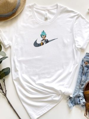 Dragon Ball Z Vegeta Nike Embroidered Shirt Hoodie Sweatshirt Dragon Ball Z Hoodie Sweatshirt Gift For Vegeta Fan Christmas Birthday Gift revetee 3