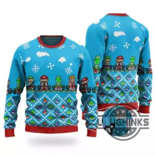 mario kart ugly christmas sweater 2024