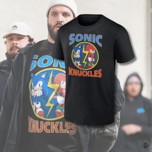 taylor decker sonic and knuckles detroit lions shirt