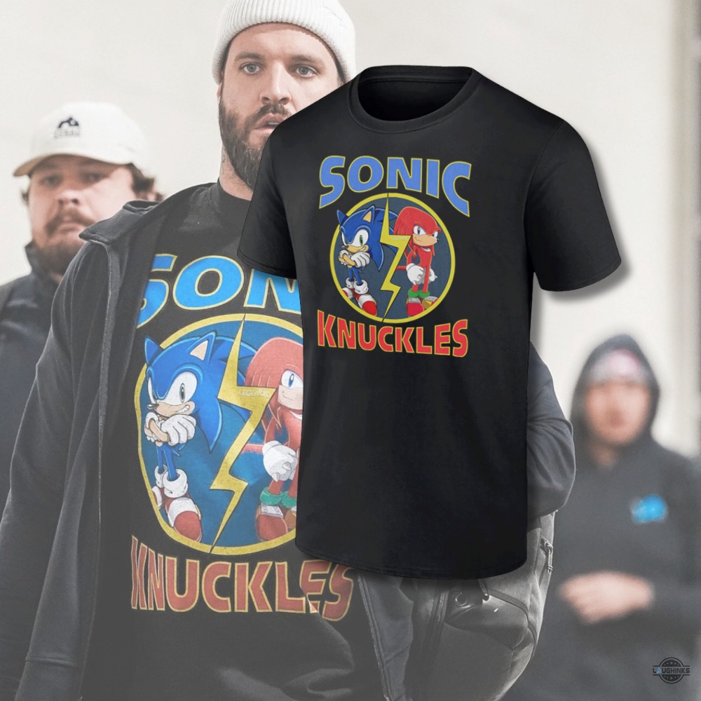 Taylor Decker Sonic And Knuckles Detroit Lions Shirt