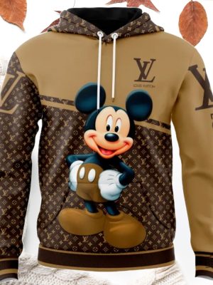 Louis Vuitton Mickey Mouse Unisex Hoodie T Shirt Sweatshirt 3D All Over Printed Shirt Gift For Man Gift For Her Unique revetee 2