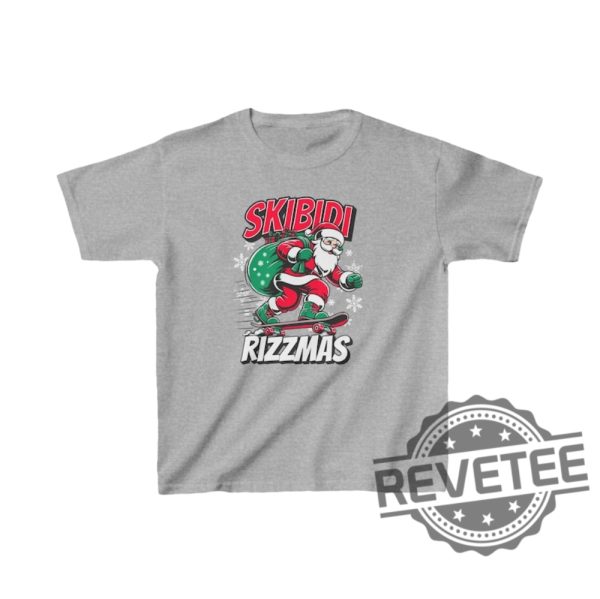 Skibidi Rizzmas Shirt Hoodie Sweatshirt Christmas Gifts For Her Gift For Him Unique revetee 2