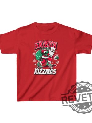 Skibidi Rizzmas Shirt Hoodie Sweatshirt Christmas Gifts For Her Gift For Him Unique revetee 6