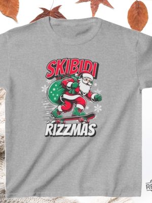 Skibidi Rizzmas Shirt Hoodie Sweatshirt Christmas Gifts For Her Gift For Him Unique revetee 7