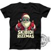 Christmas Santa Skibidi Rizzmas Shirt Hoodie Sweatshirt Unique Gift For Her Gift For Him revetee 1