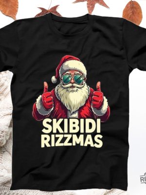 Christmas Santa Skibidi Rizzmas Shirt Hoodie Sweatshirt Unique Gift For Her Gift For Him revetee 2