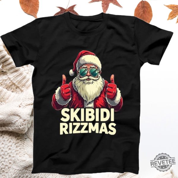 Christmas Santa Skibidi Rizzmas Shirt Hoodie Sweatshirt Unique Gift For Her Gift For Him revetee 2