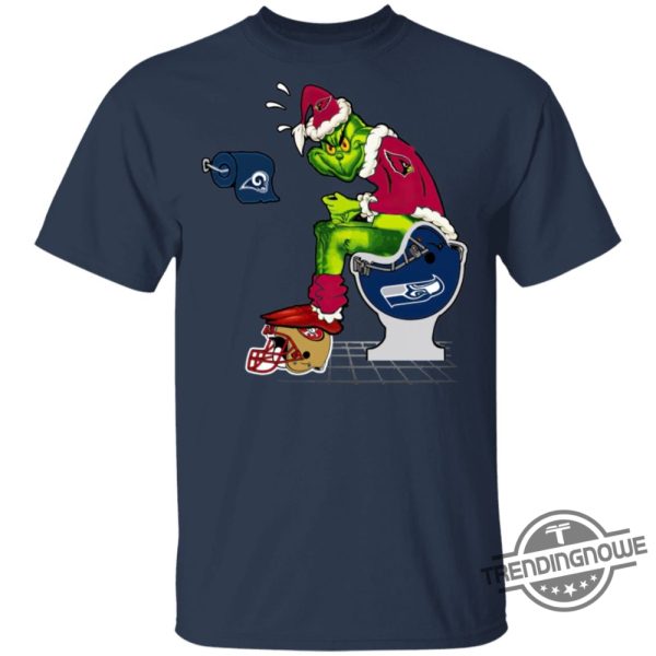 Santa Grinch Arizona Cardinals Shirt Holiday Themed Design For Cardinals Supporters trendingnowe 3