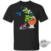 Santa Grinch Green Bay Packers Shirt Festive And Fun Christmas Shirt For Packers Fans trendingnowe 1