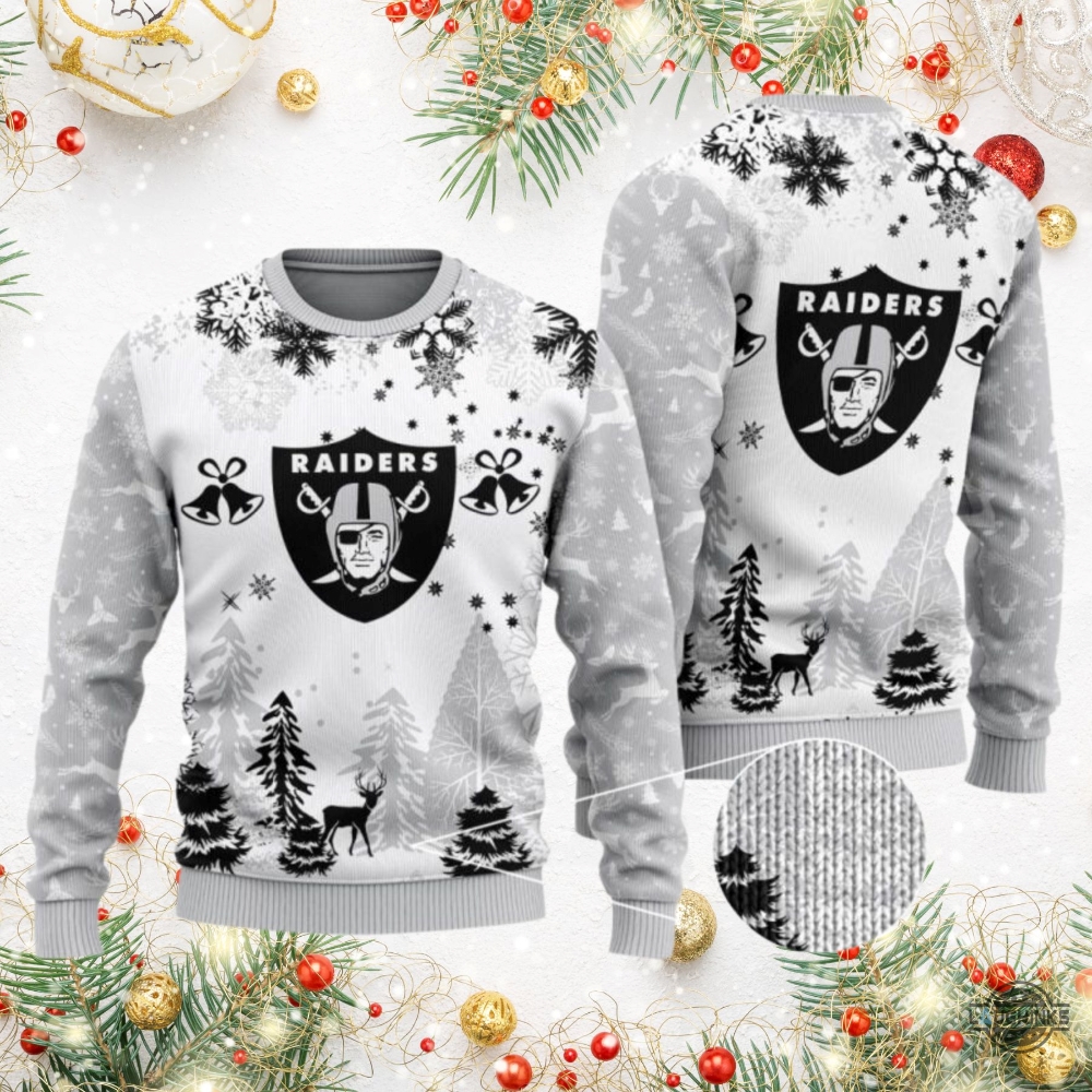 Special Las Vegas Raiders Christmas Ugly Sweater 2024