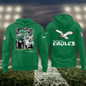 nike saquon barkley philadelphia eagles hoodie t shirt sweatshirt green version 2024 laughinks 1